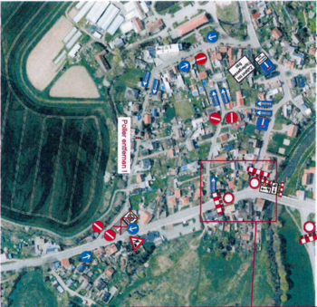 Vollsperrung Ortsdurchfahrt Treben